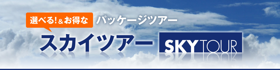 選べる＆お得なパッケージツアー／スカイツアー